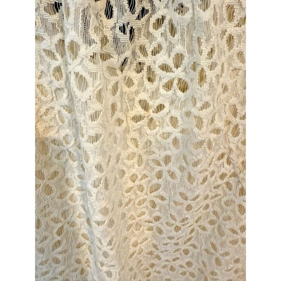 Milly Cream/Black Eyelet Shift Mini Dress Women's Size 2 Coquette Preppy Dainty - Picture 3 of 16